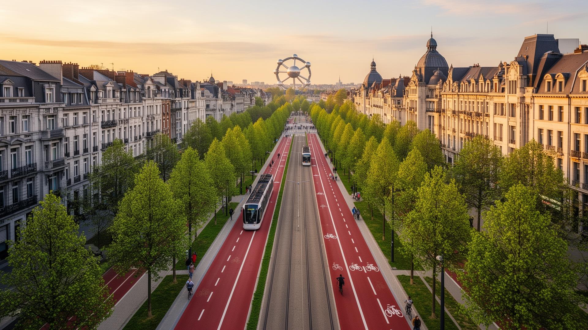 Laeken et NOH respirent: l'avenue des Croix du Feu devient un boulevard vert — Bruxelles