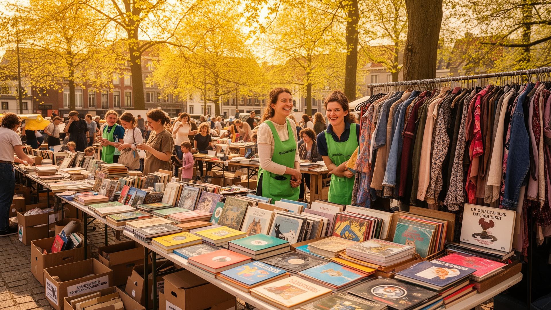 Un dimanche solidaire à Anderlecht: la brocante Veeweyde pour les animaux Un dimanche solidaire à Anderlecht: la brocante Veeweyde pour les animaux — Bruxelles
