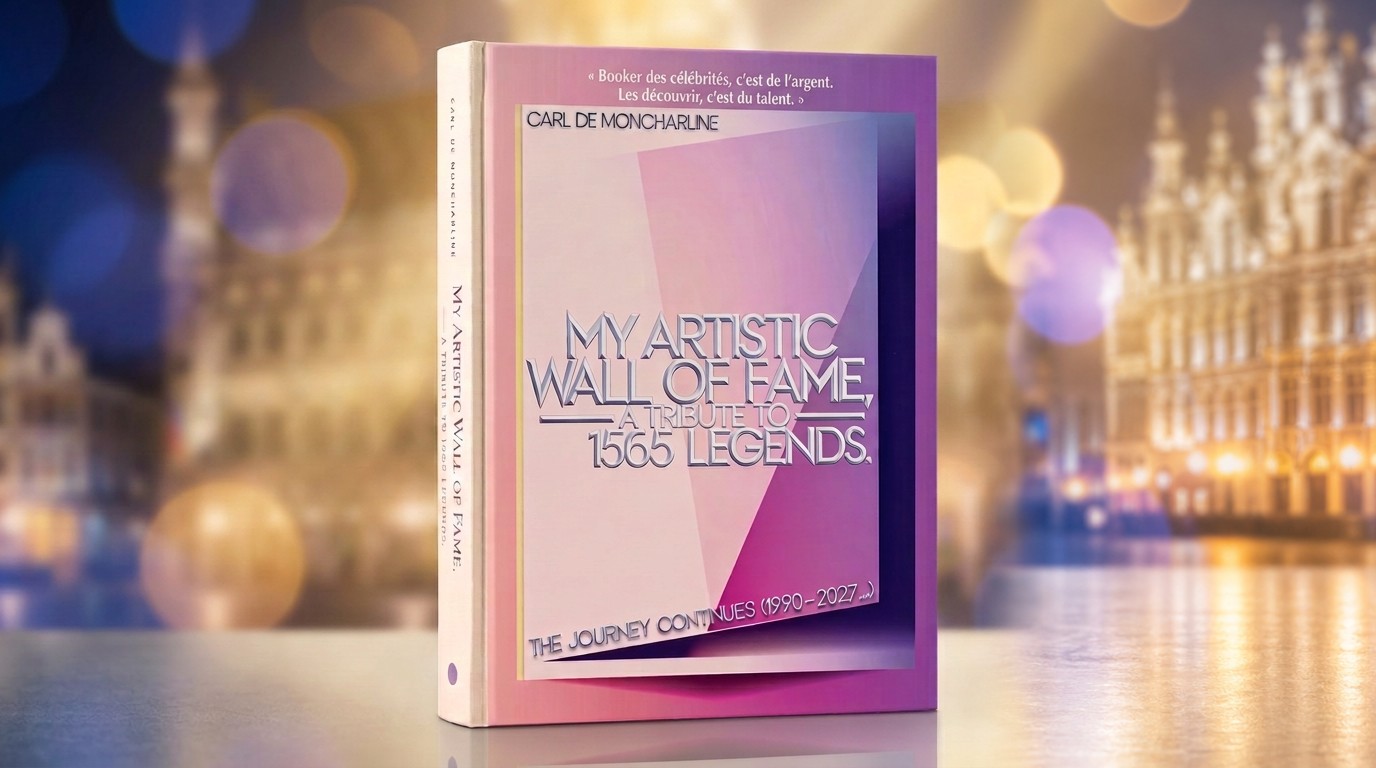 LES BRANCHÉS DE LA CAPITALE : Carl De Moncharline, het geheugen van het Brusselse nachtleven Officieel boek van Carl De Moncharline, My Artistic Wall of Fame, eerbetoon aan 1.565 legendes