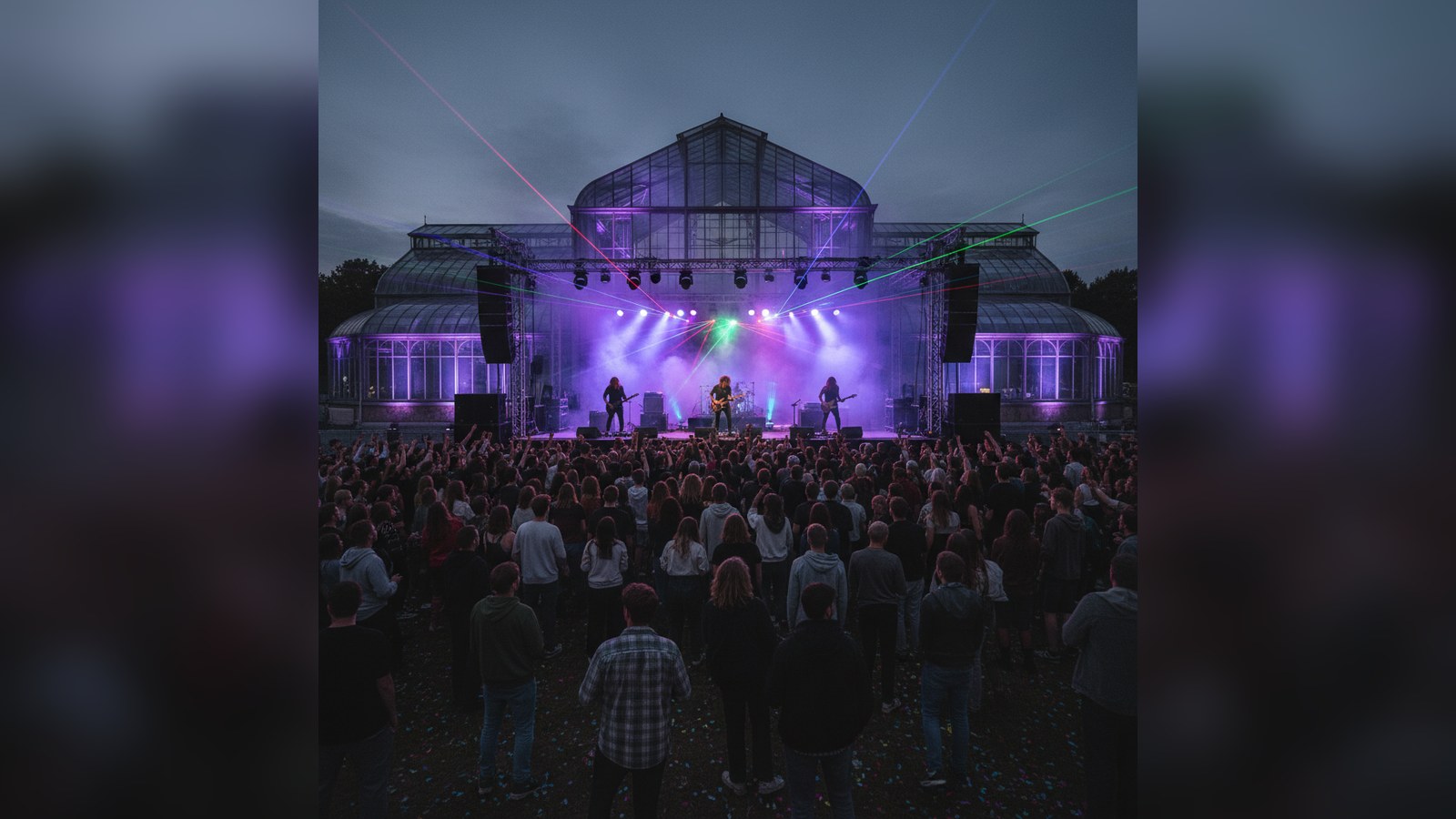AI-illustratie bij het artikel « Bota Festival 2026: een dag vol alternatieve muziek in de Botanique. »