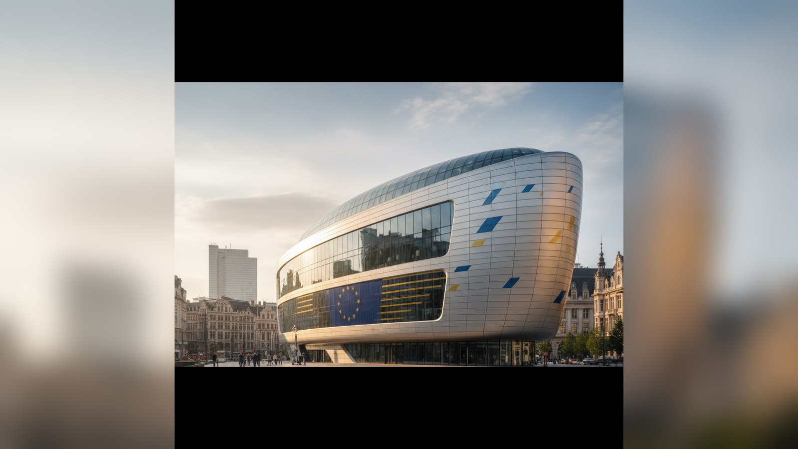 Brusselse tech-pioniers krijgen €5 miljard steun van Europa. AI-illustratie bij het artikel « Brusselse tech-pioniers krijgen €5 miljard steun van Europa. »