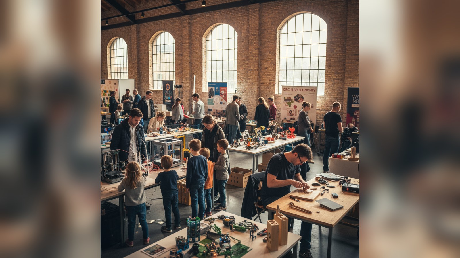 Ontdek de Brusselse makersgeest tijdens de Maker Faire AI-illustratie bij het artikel « Ontdek de Brusselse makersgeest tijdens de Maker Faire »