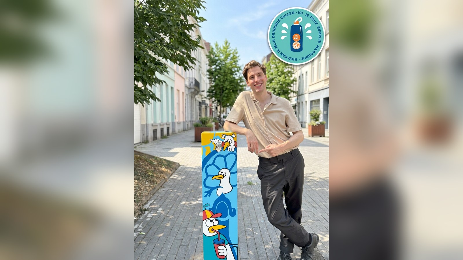 Jouw drinkfles is welkom: 96 Brusselse winkels vullen ze gratis. Foto bij het artikel « Jouw drinkfles is welkom: 96 Brusselse winkels vullen ze gratis. »