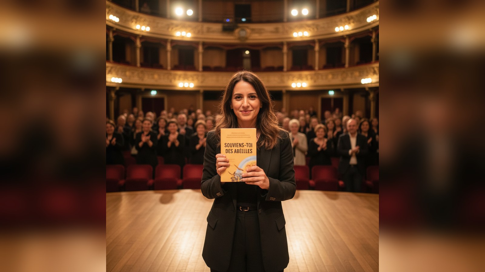 AI-illustratie bij het artikel « Brusselse auteur Zineb Mekouar wint harten met haar tweede roman »