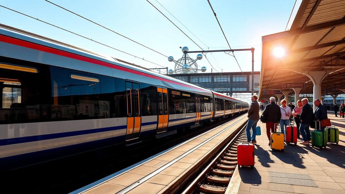 In Brussel gaan slapen, wakker worden in Kopenhagen: de nachttrein naar Scandinavië komt er in 2028 AI-illustratie bij het artikel « In Brussel gaan slapen, wakker worden in Kopenhagen: de nachttrein naar Scandinavië komt er in 2028 »