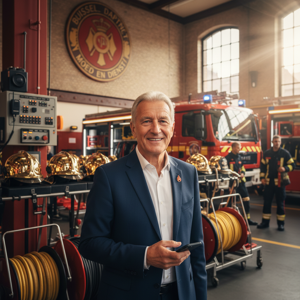 Walter Derieuw: la voix passionnée des pompiers de Bruxelles — Bruxelles
